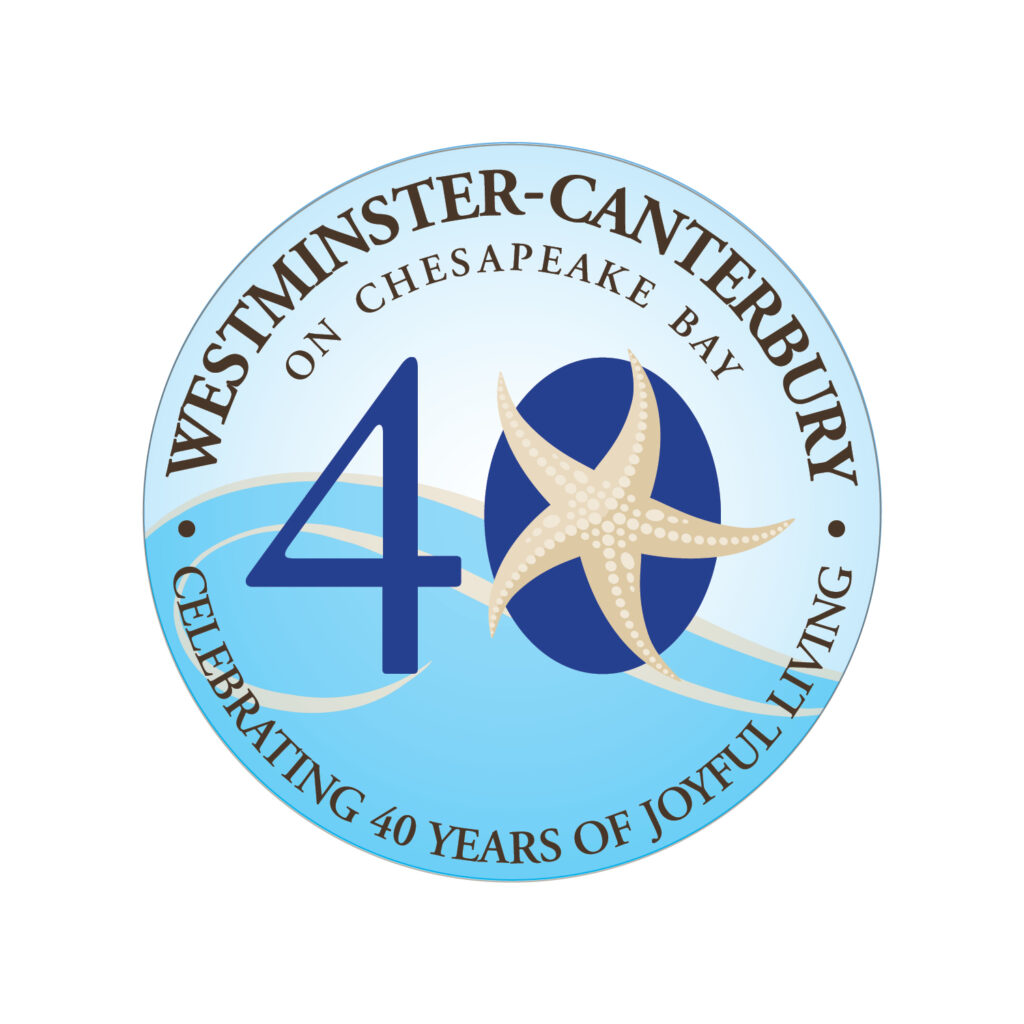 Westminster Canterbury 40th anniversary logo