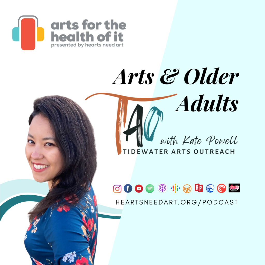 [Kate Powell was a guest on the Arts for the Health of It Podcast this week!

Hear the episode on YouTube or your favorite podcast platform!]